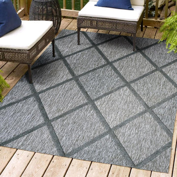 Salines Diamond Trellis Indoor/outdoor Area Rug